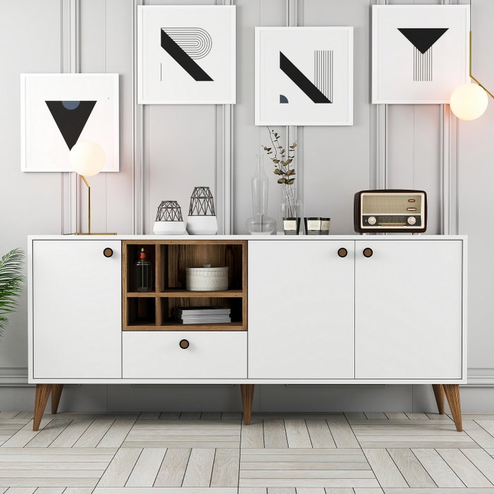 Hanah Home Napoli - Consola Blanca Hanah Home Napoli - Consola Blanca